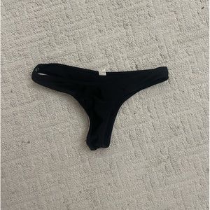 Black swimsuit bottom size s